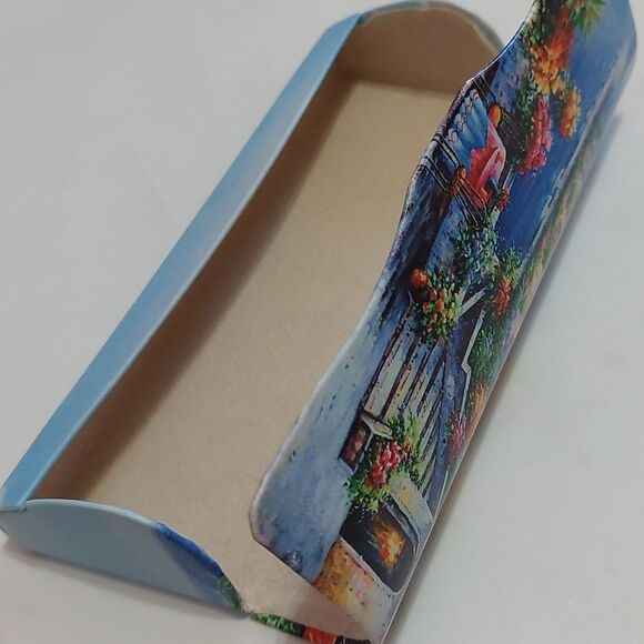 Summer Vibes Bright Print Cottage Core Eyeglasses Case - Picture 8 of 11